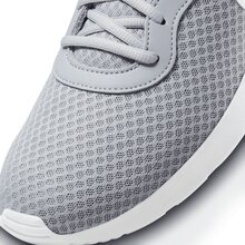 Men's Tanjun Sneakers, Breathable Textile Uppers And Comfortable Lightweight Cushioning - 狼灰 白色 幾乎伏特黑 - 查看 6