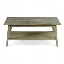 Milani - Rectangular Cocktail Table - Light Brown - 淺棕色+木色如圖 - 查看 1