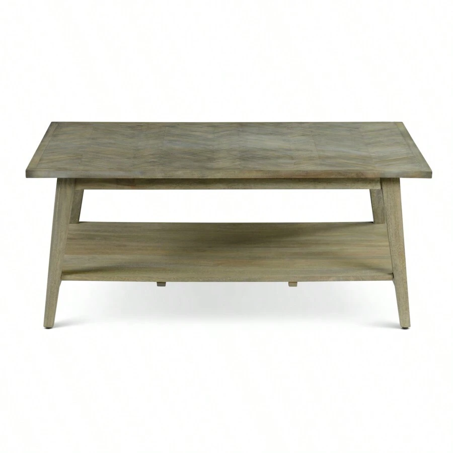 Milani - Rectangular Cocktail Table - Light Brown - 淺棕色+木色如圖 - 查看 1