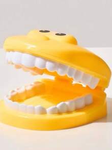 Children's Dentist Kit Educational Toy Tooth With 4 Pieces Pretend Play - 黃色 - 查看 2