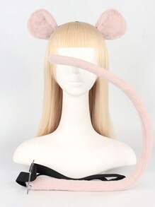 1 Băng đô tai chuột chân thực, Phụ kiện cosplay chuột Hamster, Đạo cụ biểu diễn - Nhiều màu - Xem 5