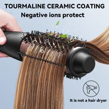 MAX-T Curling Iron Set 5 In 1,Curling Iron Set With Thermal Brush&4 Interchangeable Ceramic (0.35"-1.25"), PTC Quick Heating Temperature Control And Protective Gloves,Curling Wand With 3 Barrels And Multifunctional Curling Brush - 查看 6