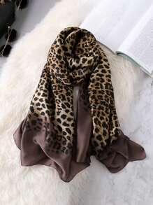 FADZOYLE 1 件 180 * 90 厘米围巾时尚海滩配饰佩斯利斗篷头巾头巾海滩罩衫纱笼几何图案花卉字母印花时尚围巾长缎丝感大头巾时装设计师新款优雅头巾盖头轻质防晒披肩系列礼物婚礼新娘伴娘披肩礼物，学校 - 圍巾 - 查看 19