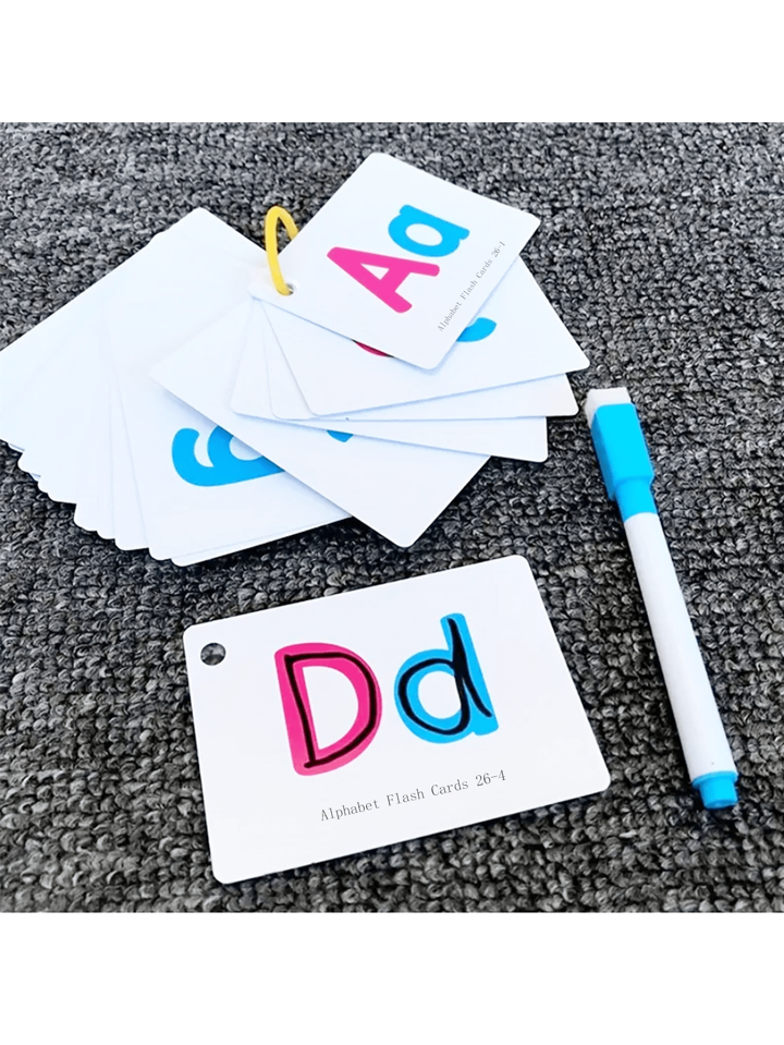 Lernkarten Set - 31 Buchstaben & Zahlen Karten Für Vorschulkinder