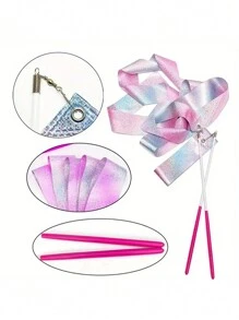 Gorgeous Gymnastic Dance Ribbon Streamer - Dancing Baton With Wand