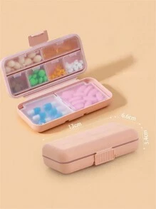 1pc Travel Pill Box Extra Large Pill Organizer 2 Times A Day, Weekly XL AM PM Pill Case, 1 Day Pill Box Twice A Day, Oversized Daily Medicine Organizer For Vitamins, Big Pill Container, Medication Dispenser (Rainbow)-Perfect For Organizing Medication On The Go,The Old Man Takes The Medicine Box With Him. Mini Pill Packing Box,Sealed Morning, Middle And Evening Reminder Sub-Packaging Tablet Box - Multicolor - View 8