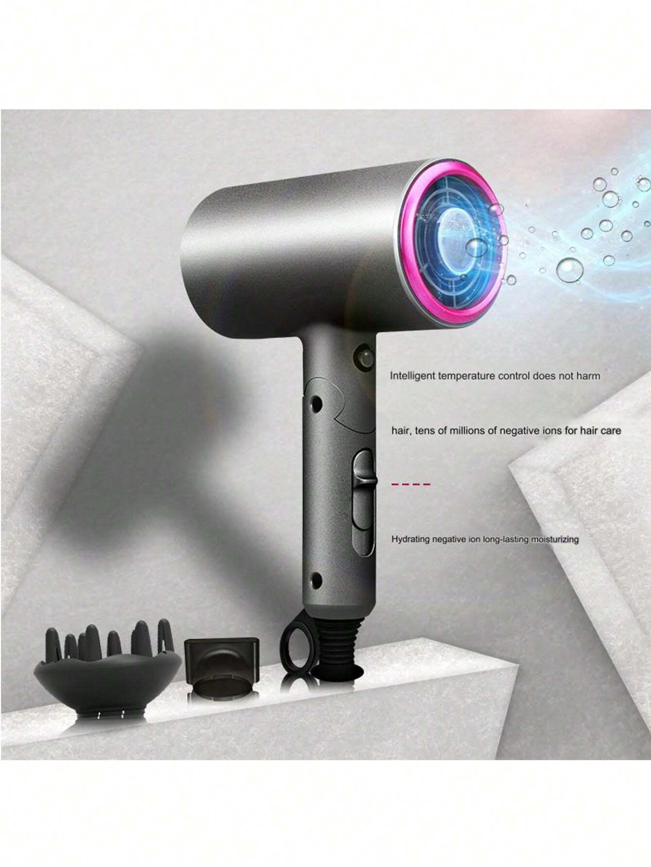 Professionele ionische haardroger, krachtige 1800W snel drogende ...