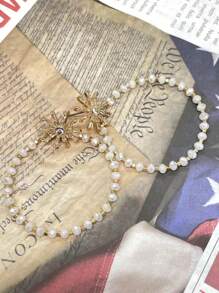 歐美風水晶耳環波西米亞吊墜,多用途、時尚,適合派對、情侶和朋友 - 彩色的 - 查看 5