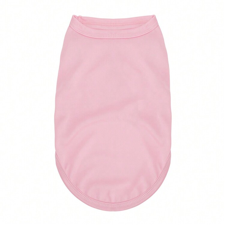 个性化狗狗服装衬衫套衫、定制柔软狗狗 T 恤、彩色宠物背心、个性化宠物用品 - 送给宠物的精美礼物 - 粉色 - 查看 12
