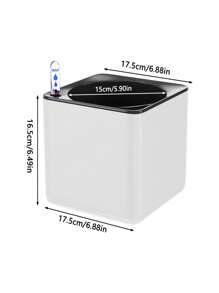 1 Pieza, Maceta con indicador de nivel de agua, Maceta autorriego, Maceta cuadrada con depósito de agua, Maceta cuadrada sin agua, Maceta de vivero, Sistema de riego automático para el jardín, Apto para macetas de interior y exterior