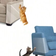 Self Adhesive Film For Sofas Anti-Scratch Cats Transparent Protector For Furniture Corners Pets - 無色 - 查看 2