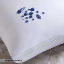 4X Waterproof Pillowcase 0.50 X 0.70 100% Cotton Soft Touch 200 Threads - 白色的 - 查看 1
