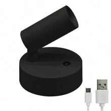 1 Cordless LED Wall Lamp, Rechargeable Battery Lamp(2000mAh), 3-Color Stepless Dimming Metal Battery Wall Lamp, Portable Table Lamp, Suitable For Indoor/Outdoor/Restaurant/Bedroom/Bar