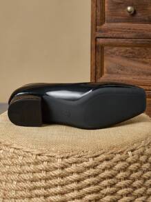 MonaNise Women's Fashion House Orange Outdoor, Pink Square Toe, Burgundy Closed Toe, Purple Pumps, Red Sightseeing, Khaki Outdoor, Retro Dark Grey Casual Versatile, Dark Blue Elegant Comfortable Black Flats - Black - View 8