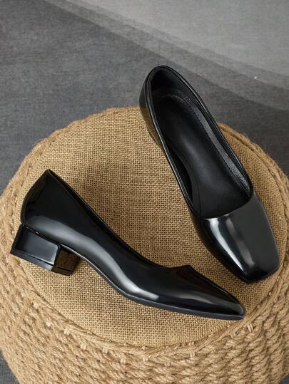 MonaNise 女士时尚之家橙色户外鞋、粉色方头鞋、酒红色封闭式鞋头鞋、紫色高跟鞋、红色观光鞋、卡其色户外鞋、复古深灰色休闲百搭鞋、深蓝色优雅舒适黑色平底鞋