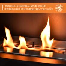 HOMCOM Fireplaces - Black - View 3