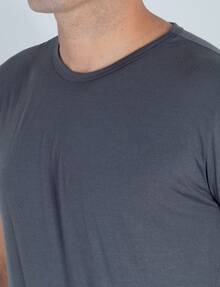 Men's Basic T-Shirts Lightweight Gym Training DryPoli - 深灰色 - 查看 2