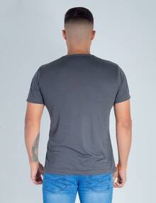 Men's Basic T-Shirts Lightweight Gym Training DryPoli - 深灰色 - 查看 5