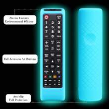 Étui en silicone compatible avec la télécommande TV, s'adapte aux modèles BN59-01199F, BN59-01301A, BN59-01315A, fluorescent, léger, antichoc et antidérapant, compatible avec la télécommande Smart TV, plusieurs couleurs disponibles
