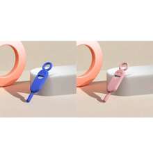 1/2pcs Smiling Face-Shaped Anti-Lost Card Removal Needle Cover, SIM Card Removal Openning Tool, Silicone SIM Card Disassembly Tool As Gifts - Multicolor - View 16