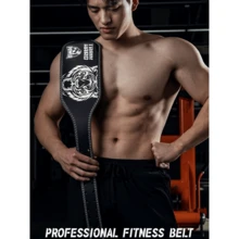 举重腰带，健身腰部支撑带，适合深蹲、硬拉和力量训练，男女皆宜 - 彩色 - 查看 1