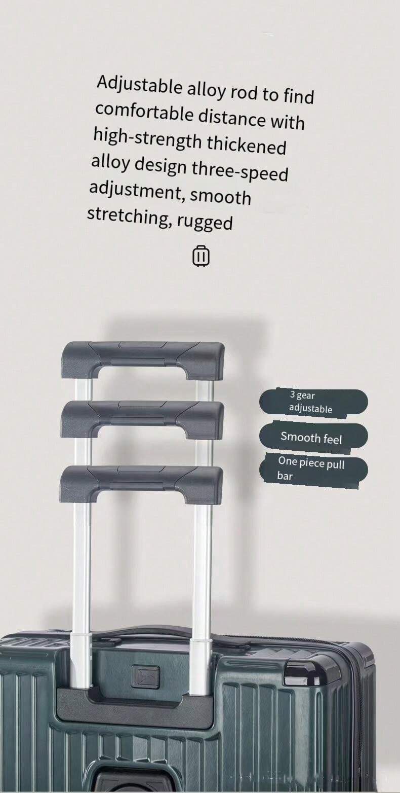 18" Carry On Luggage Suitcase Hardside Lightweight PC Travel Suitcase