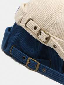 1pc Men's Acrylic Brim-Less Bucket Hat, Ideal Gift OptionMen's Sun Hat Summer Hat, Suitable For Summer Outdoor Activities Such As Hiking And Fishing