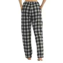 2 PACK Flannel Pajama Pants Women With Pockets & Drawstring Comfy Plaid Lounge Pants Casual Stretch Cotton Sleepwear Bottoms Soft Pj - 藍色 - 查看 4