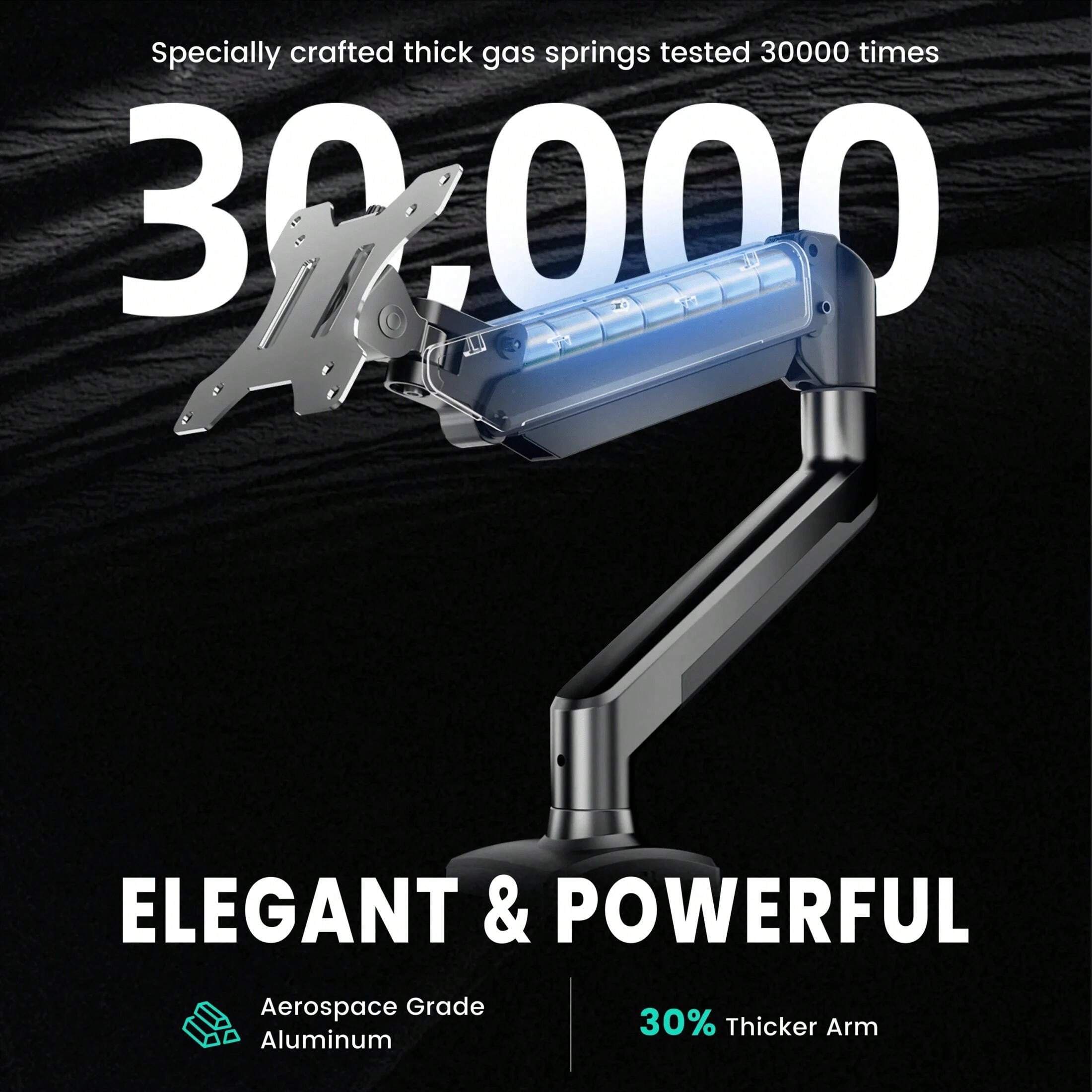 Nearhub Single Monitor Stand Adjustable Desk Mount Arm For Support 13