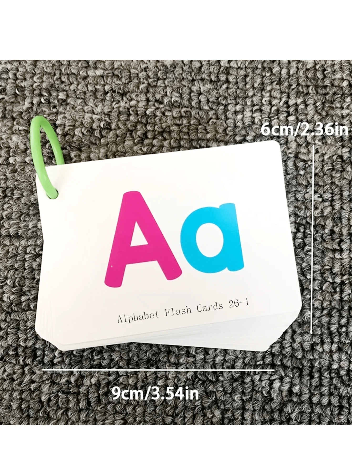 Repeat Use Early Childhood English Alphabet Flash Cards, Cartoon Learning Erasable ...