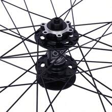 SHZICMY Mountain Bike Wheelset 27.5 Inch, Aluminum Alloy Rim Disc Brake MTB Wheelset, Quick Release Front Rear Wheels Black Bike Wheels Carbon Hub MTB Wheels Fit 7-11 Speed Cassette 27.5" Mountain Bike Wheelset Rim Disc Brake MTB Wheelset Aluminum Alloy - Black - View 8