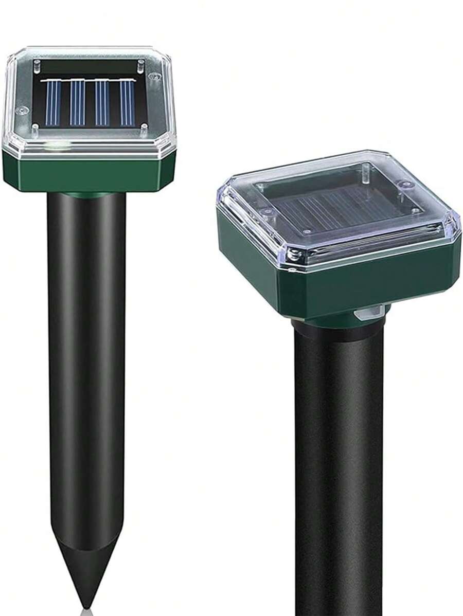 Mole Repellent For Lawns Outdoor, Solar Powered Mole Traps Snake Gopher