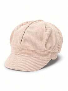 1pc Unisex Beret Hat, Octagonal Artist Cap, Newsboy Cap, Peaked Cap For Spring Autumn - Multicolor - View 13