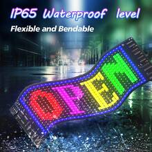 Scrolling Bright Advertising LED Signs 7''x3'' USB LED Car Sign APP Control - 1 - View 5