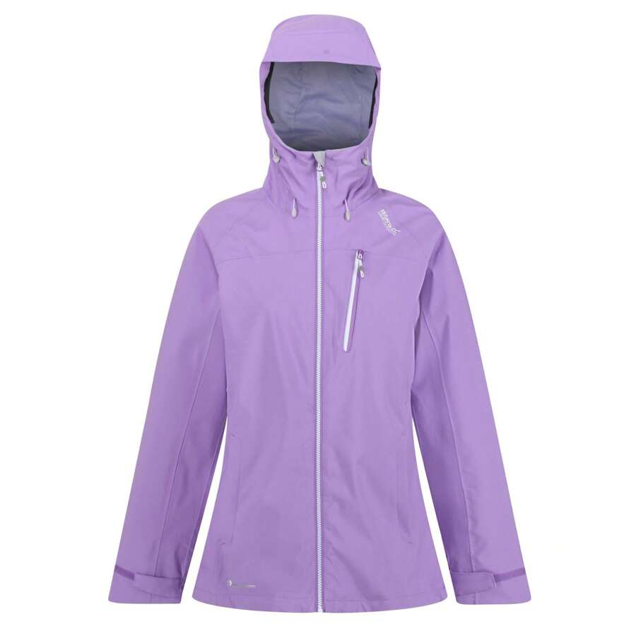Regatta Womens/Ladies Britedale Waterproof Jacket (Light Amethyst) - Lilac Purple - View 1