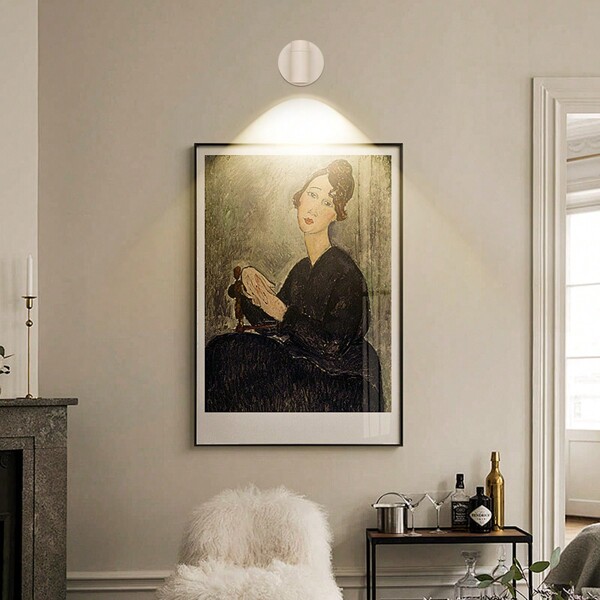 1 Cordless LED Wall Lamp, Rechargeable Battery Lamp(2000mAh), 3-Color Stepless Dimming Metal Battery Wall Lamp, Portable Table Lamp, Suitable For Indoor/Outdoor/Restaurant/Bedroom/Bar