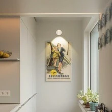 1 Cordless LED Wall Lamp, Rechargeable Battery Lamp(2000mAh), 3-Color Stepless Dimming Metal Battery Wall Lamp, Portable Table Lamp, Suitable For Indoor/Outdoor/Restaurant/Bedroom/Bar