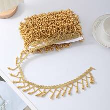 1/2Yards Bead Tassel Fringe Trim Jewelry Accessories Height 5cm Tassels Line Diamond Diy Stones Or Sequins For Clothes Silvery Pendant Decor Jewelry Parts - Multicolor - View 8