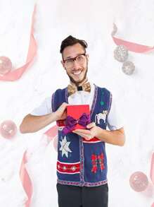 1 chiếc nơ gỗ cho nam - Nơ hình mỏ neo nốt nhạc bằng gỗ - Thích hợp cho ngày lễ, tiệc tùng và nhiều sự kiện khác - Nhiều màu - Xem 2