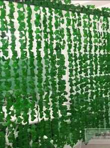KIT 1/2/5 Pcs Artificial Plant Foliage Chain Hanging 2M - Green - View 1