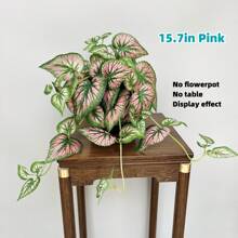 1/3 件人造悬挂植物，27.5/15.7 英寸假常春藤叶，人造盆栽藤蔓悬挂装饰，适用于婚礼墙壁、家庭、房间、庭院、室内或室外、办公室装饰（无盆） - 彩色 - 查看 11