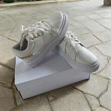 Comfortable 's Tennis Shoes With Fashion Chain - 白色 - 查看 5