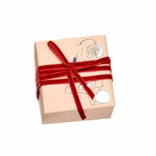 6-38mm Coffee Color Single Sided Velvet Ribbon Christmas Ribbon Jewelry Display Packaging Flower Gift Packaging Bow DIY Party Decoration Valentines - Coffee - View 3