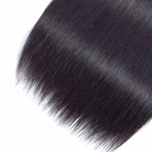 Echthaar Tresses gerade 3 Tresses Echthaar unverarbeitetes Jungfrauenhaar Tresse Echthaar-Webart gerade Echthaar-Extensions natürliche schwarze Farbe Großeinkauf - Natürlich & Schwarz - Übersicht 6