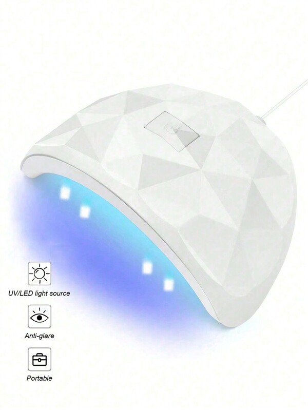 Lampada per unghie, Lampada per unghie LED portatile, Lampade per asciugatura, Lampada per unghie per smalto gel, Strumenti professionali per arte di unghie per uso domestico e salone di bellezza