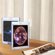 25 Count Magnetic Card Holder 35pt, Card Case Holder For Trading Cards,Card Protectors Hard Plastic, Card Sleeves Display Case For Baseball Card Sports Cards - 35PT - View 7