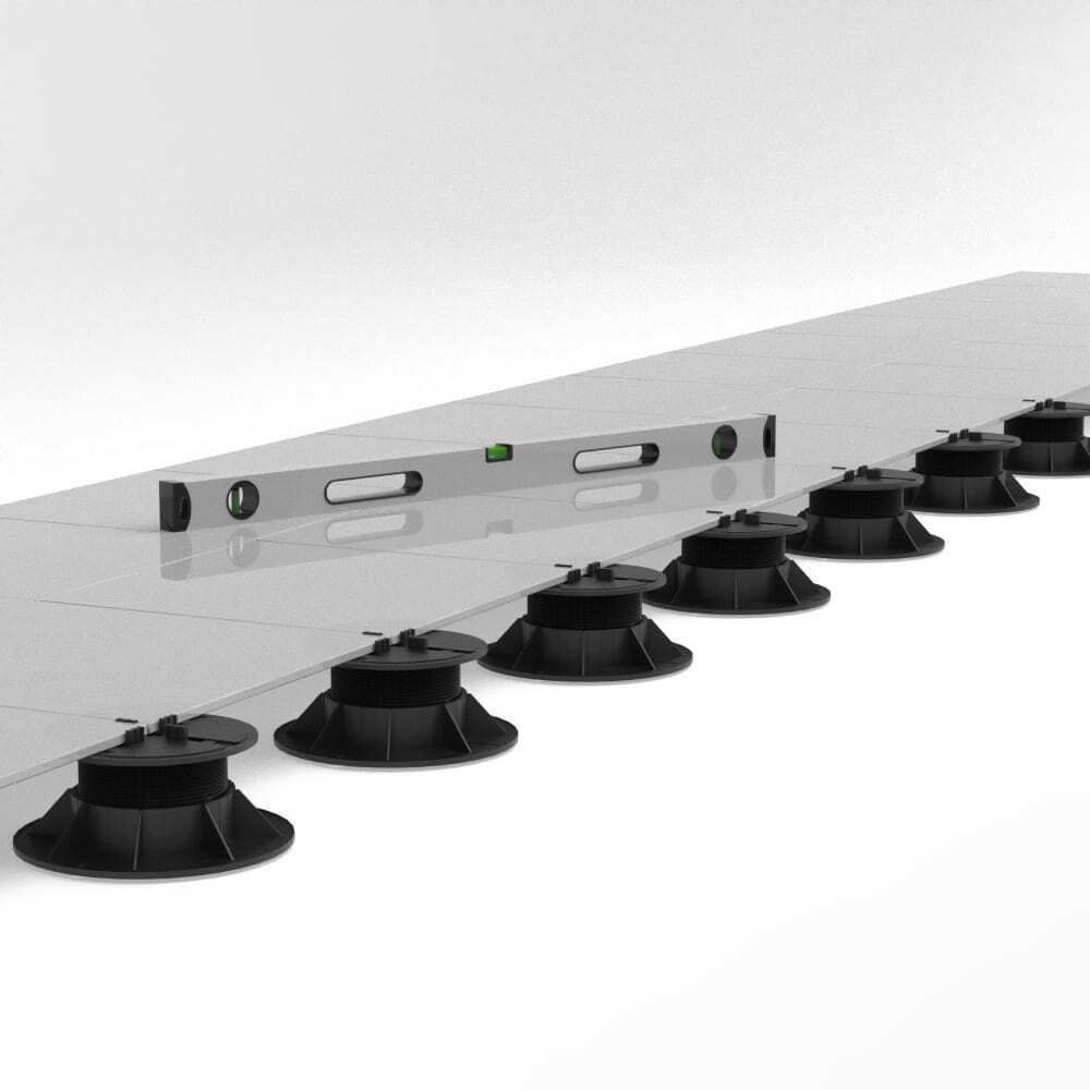 20-Pack Adjustable Plastic Deck Tile Support Pedestals For Outdoor ...