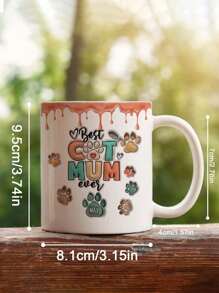 1 pieza Taza personalizada con nombre de mascota, se puede personalizar con nombre de perro o gato, taza de mascota, taza de café personalizada con nombre de mascota, taza personalizada, taza personalizada con nombre de mascota, taza con efecto 3D inflable impresa con perro y gato personalizada, diferentes estilos de tazas, regalo para amantes de mascotas, regalo para dueños de mascotas, adecuado para el Día de San Valentín, Día de la Madre, Día del Padre, cumpleaños o aniversario, regalo de boda, regalo para mamá, papá - Multicolor - Ver 7