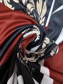 Vestidos de manga larga impresos de estilo informal para mujeres, vestidos cortos con escote de mujer con volantes de moda, atuendos de primavera para mujeres, vestidos de ocio para mujeres en verano