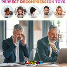 1/3/5/10/20 peças de brinquedos sensoriais para adultos autistas, brinquedos de torção de dedos, brinquedos para alívio da ansiedade e do estresse, brinquedos coloridos e silenciosos para os dedos, cores aleatórias